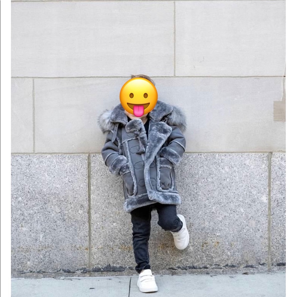JORDAN CRAIG TODDLER SHEARLING COAT